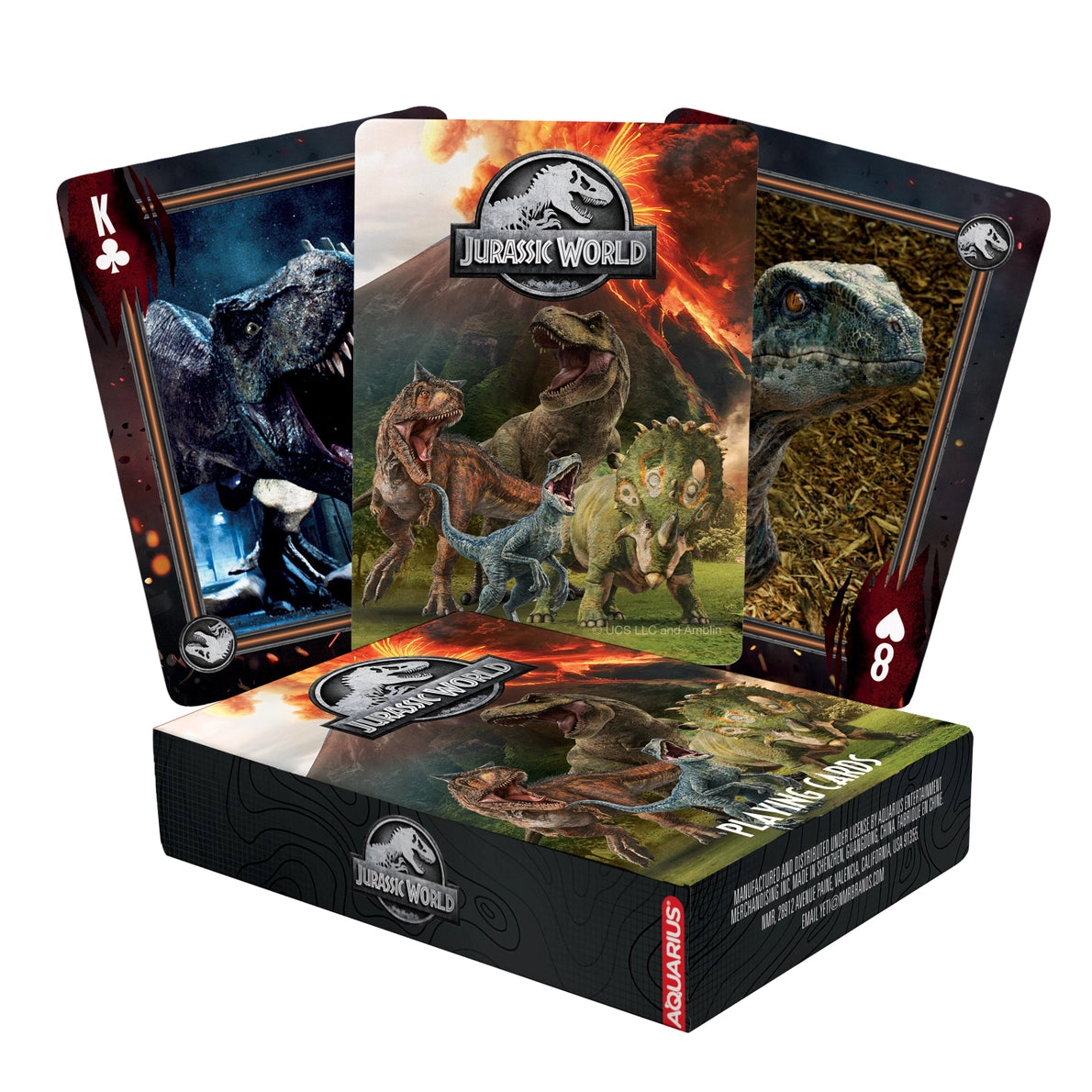Jurrasic World Playing Cards by Aquarius - Indominus Rex Escapes!