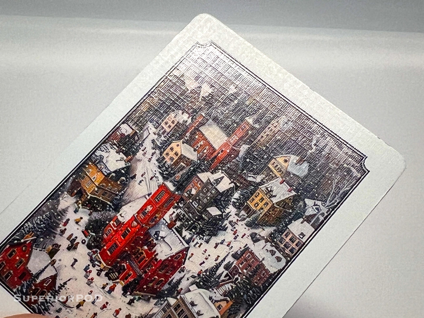 Winter Village Playing Cards