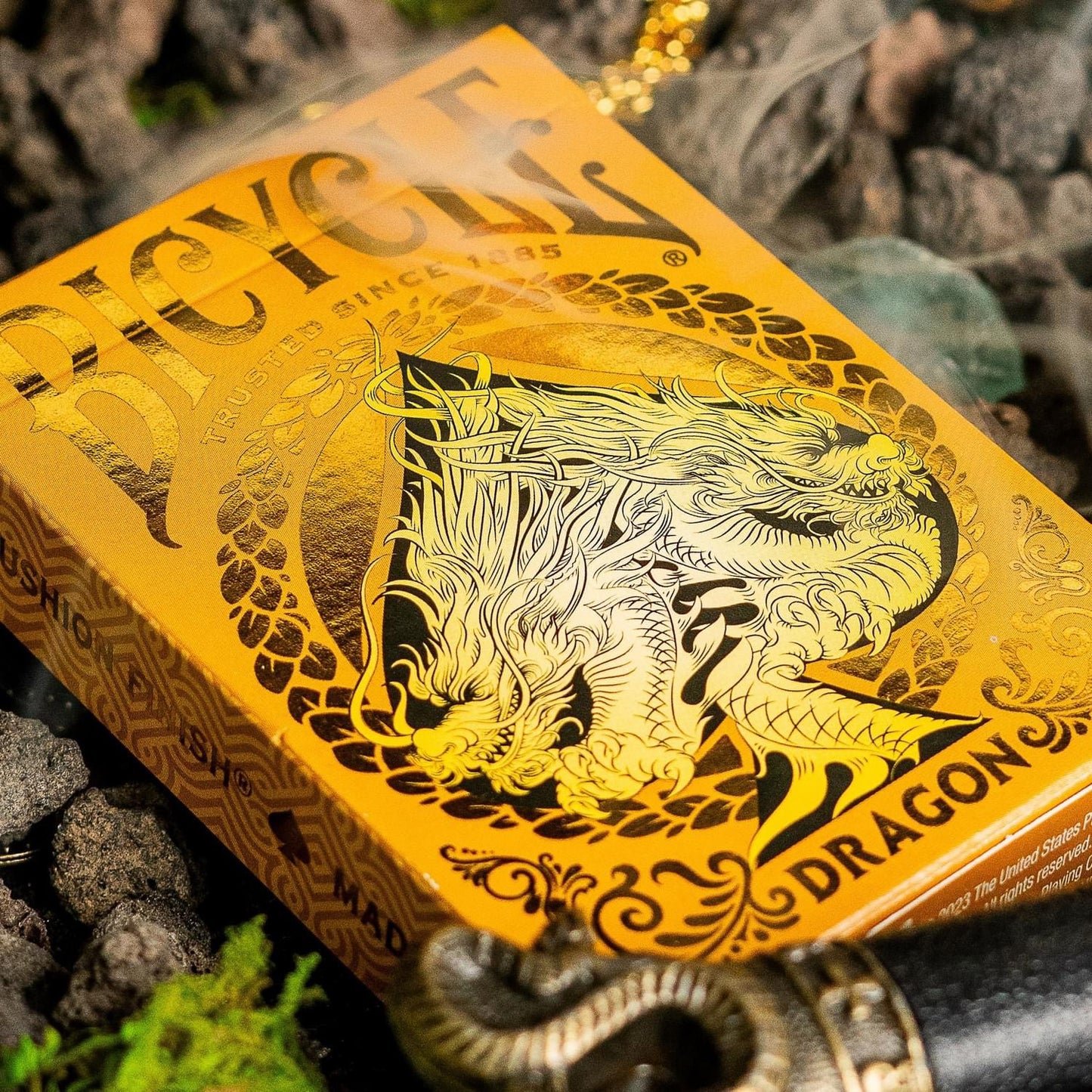 Bicycle Gold Dragon Playing Cards