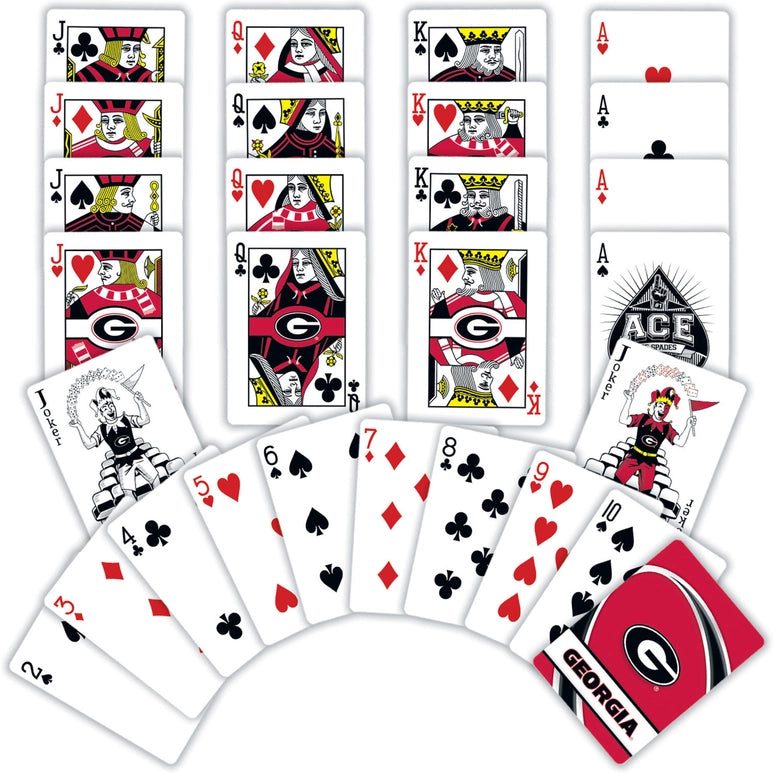 Georgia Bulldogs Playing Cards by Masterpieces