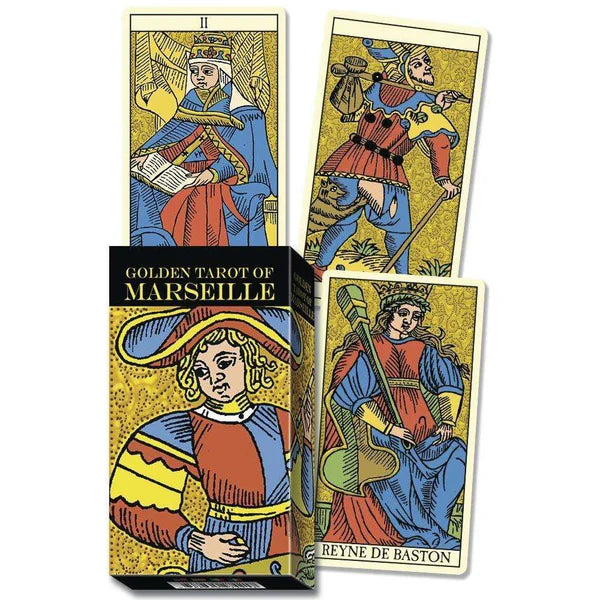 Golden Tarot of Marseille Deck
