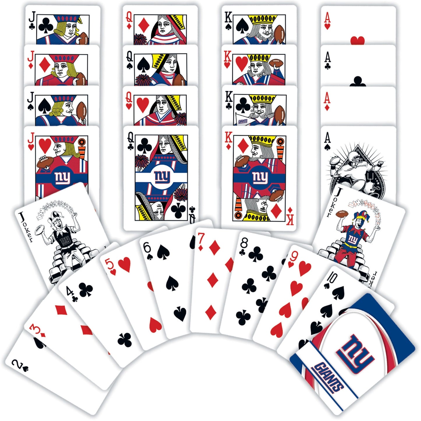 New York Giants Playing Cards - Let's Go Giants!