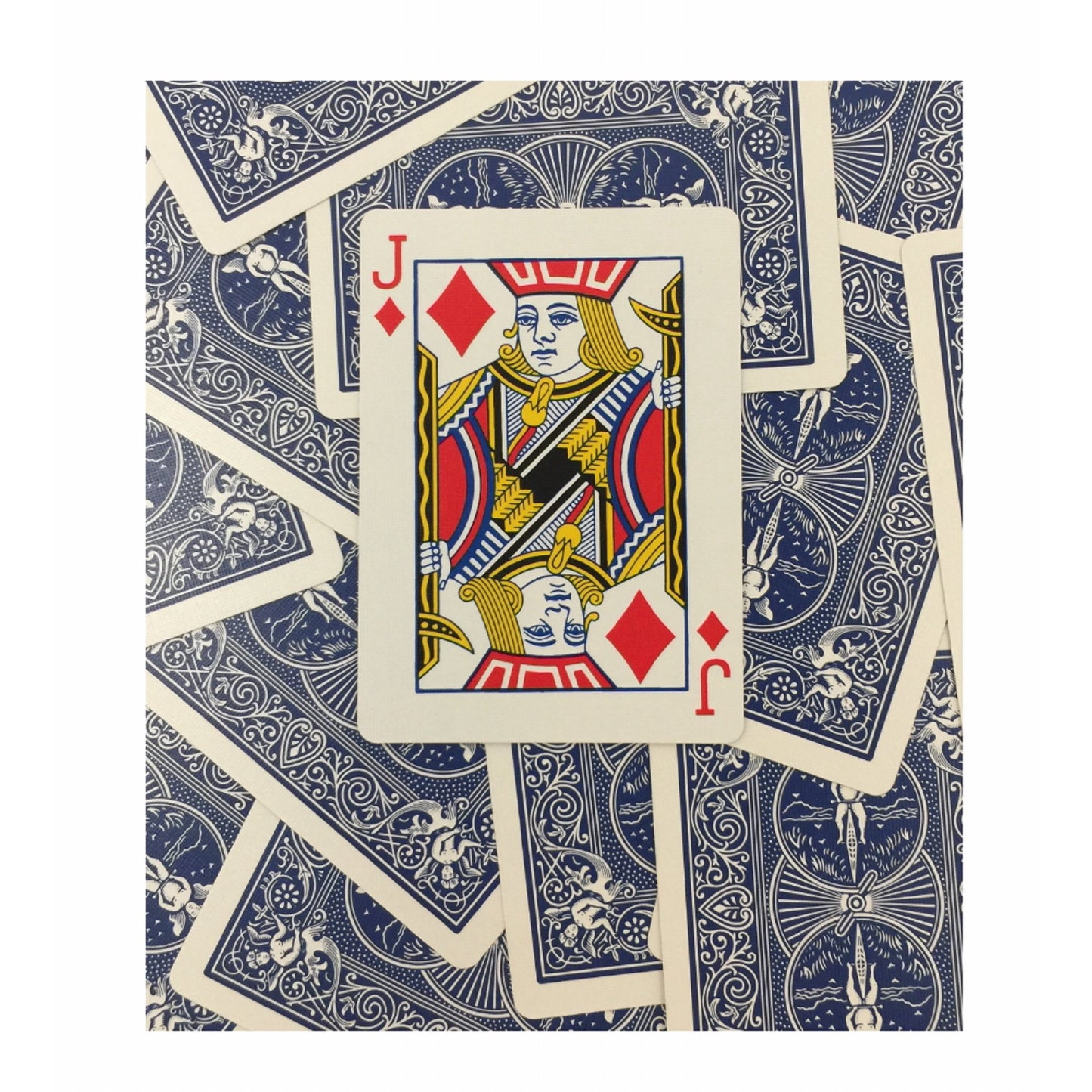 Blue One-Way Forcing Deck - Jack of Diamonds