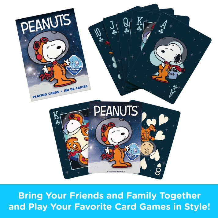 Peanuts Snoopy in Space Playing Cards by Aquarius