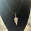 Selenite Spiral Pendant Necklace