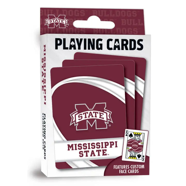 Mississippi State Bulldogs Playing Cards by Masterpieces