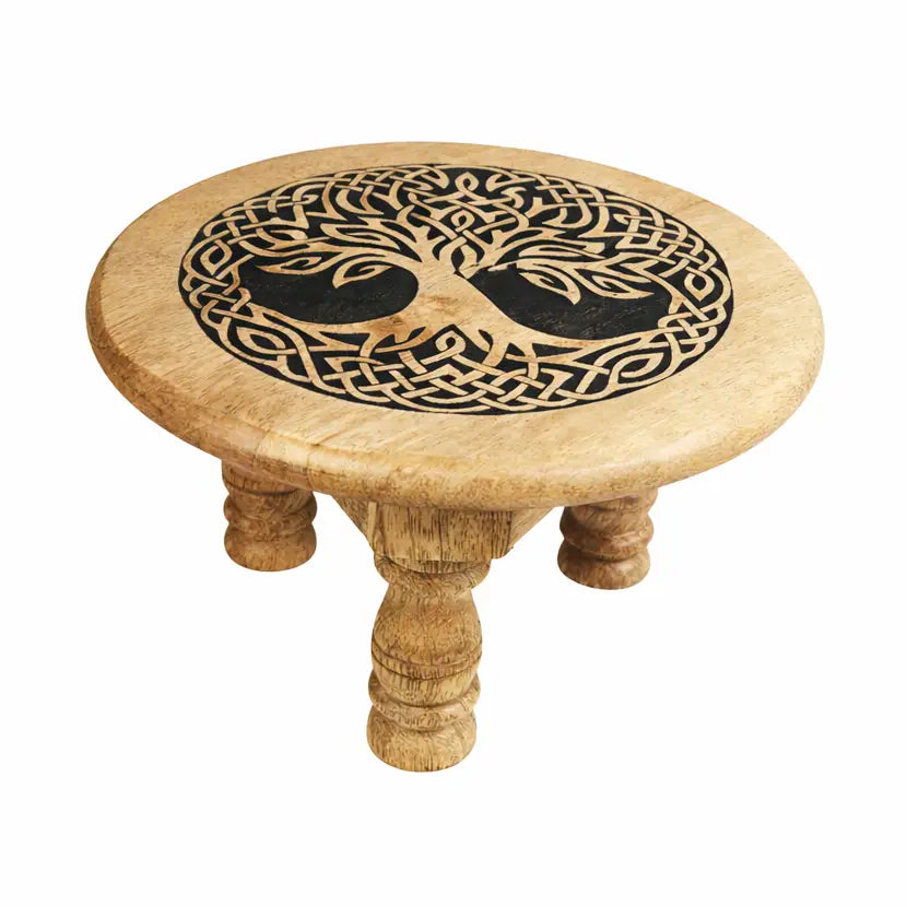 Ancient Tree Wooden Altar Stool (6x4)