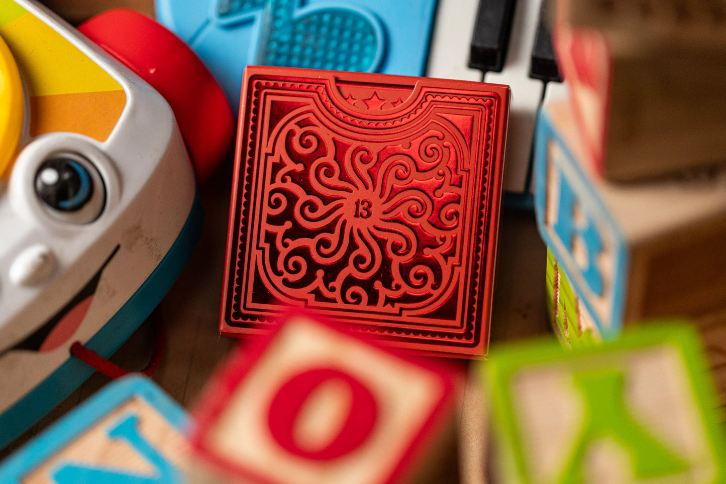 Alphabet Red Block Playing Cards by Kings Wild Project