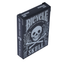 Skull Metallic Silver Bicycle Playing Cards