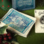 Gilded Snowman Back Limited-Edition Blue Bicycle Playing Cards