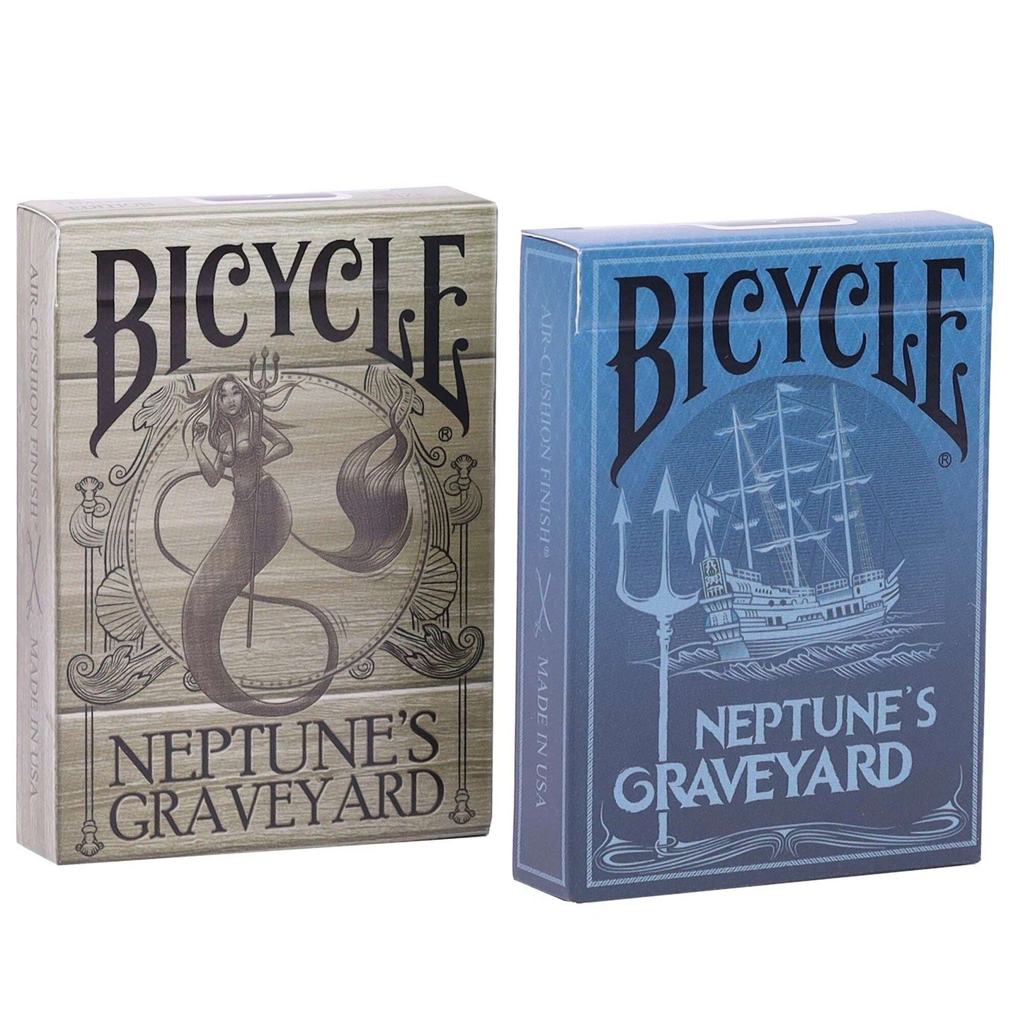 PlayingCardDecks.com-Neptune's Graveyard Gilded Bicycle Playing Cards: Two-Deck Set