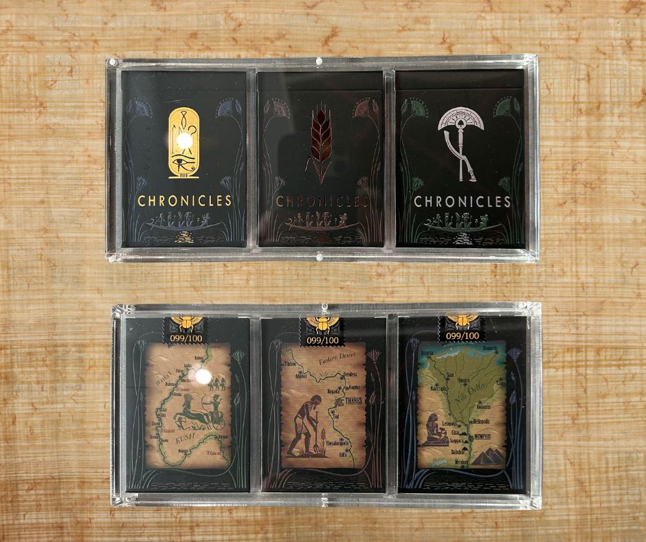 Chronicles Egypt: Exclusive Gilded Decks with Matching Numbered Seals