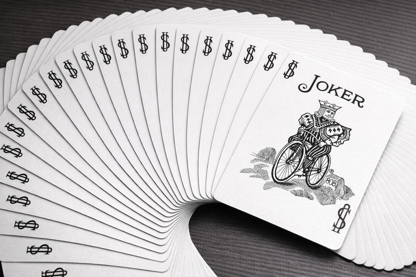 Purple One-Way Forcing Deck - Black & White Joker