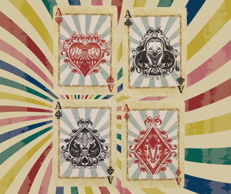 Bicycle Circus Playing Cards - Big Top Edition