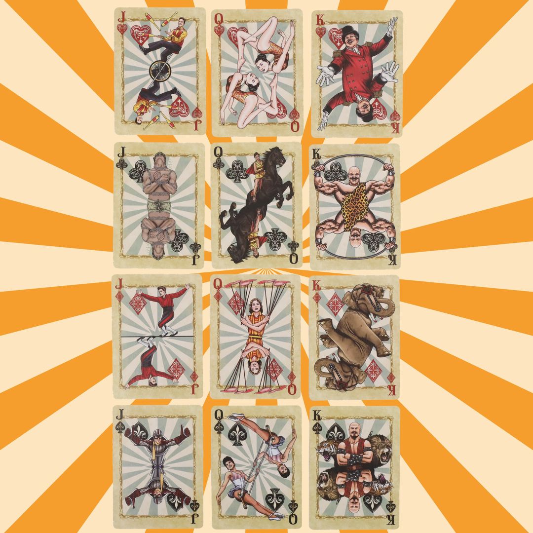 Bicycle Circus Playing Cards - Big Top Edition