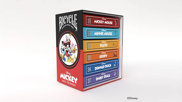Bicycle Disney Mickey and Friends 6-Deck Box Set