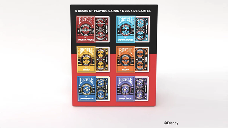 Bicycle Disney Mickey and Friends 6-Deck Box Set