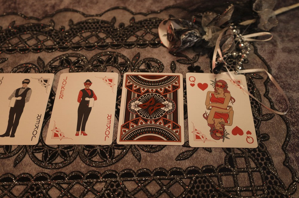 Bicycle Masquerade Playing Cards – Elegance, Mystery & 1920s Glamour!