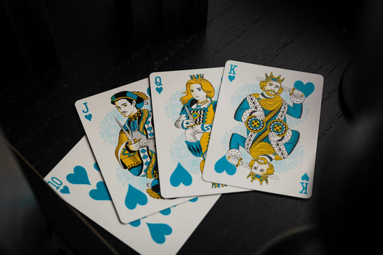 Bicycle Cool-Blue Neon Rider Back - Limited Edition – PlayingCardDecks.com