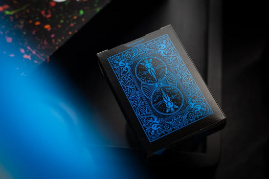 Bicycle Cool-Blue Neon Rider Back - Limited Edition – PlayingCardDecks.com