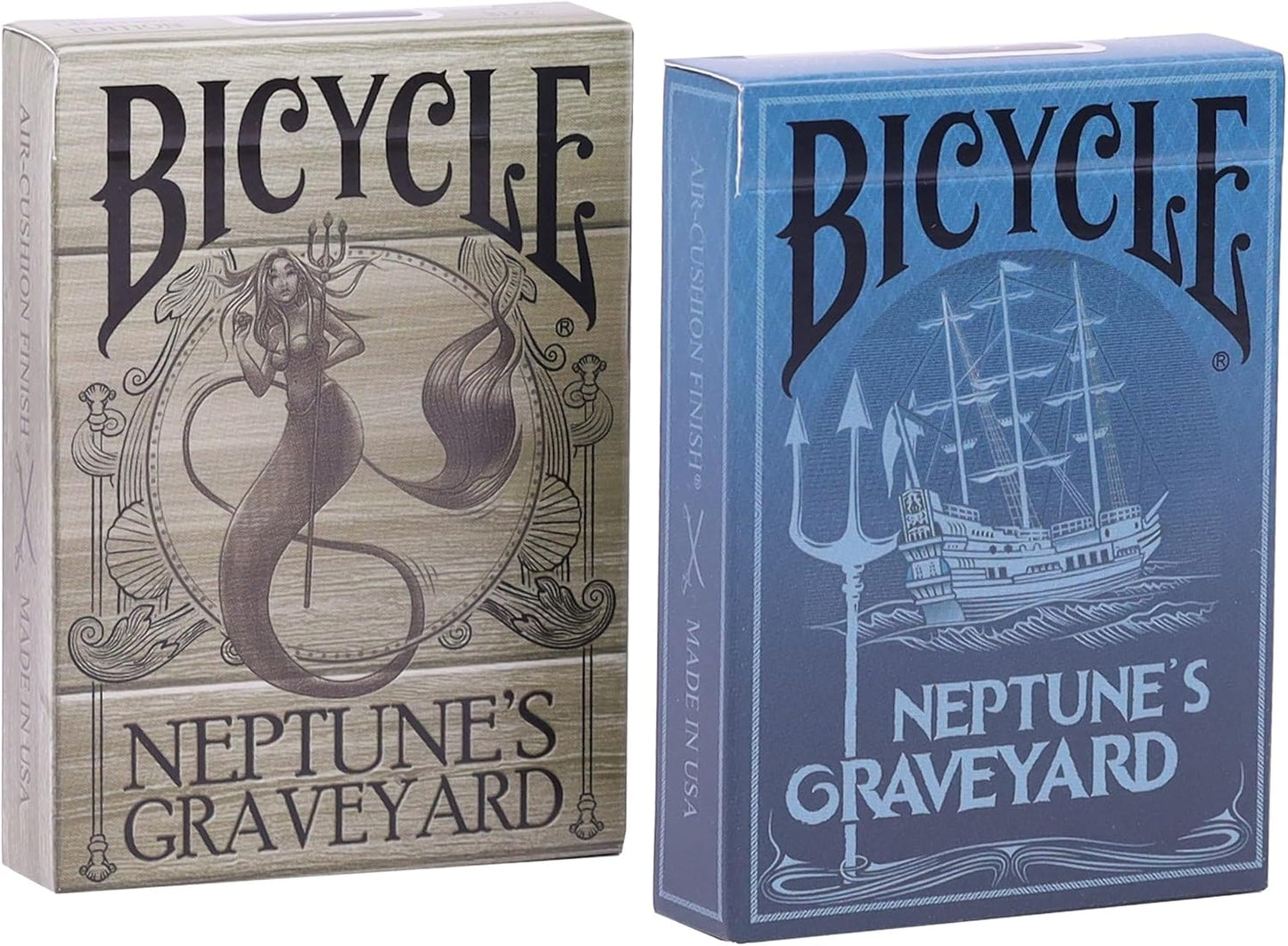 Bicycle Neptune’s Graveyard v2 Spectral Edition Ships & Sirens Playing Cards