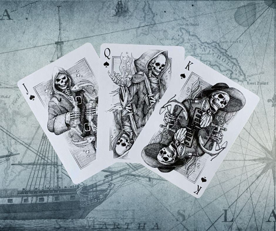 Bicycle Neptune’s Graveyard v2 Spectral Edition Ships & Sirens Playing Cards