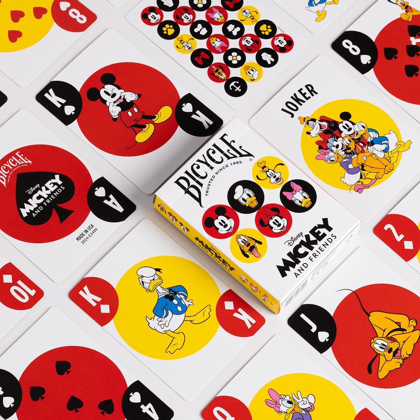 Disney Mickey & Friends Playing Cards by Bicycle – A Deck Full of Friendship & Fun!