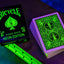 Bicycle Neon Rider Back Green-Glo Deck Playing Cards - Limited Edition