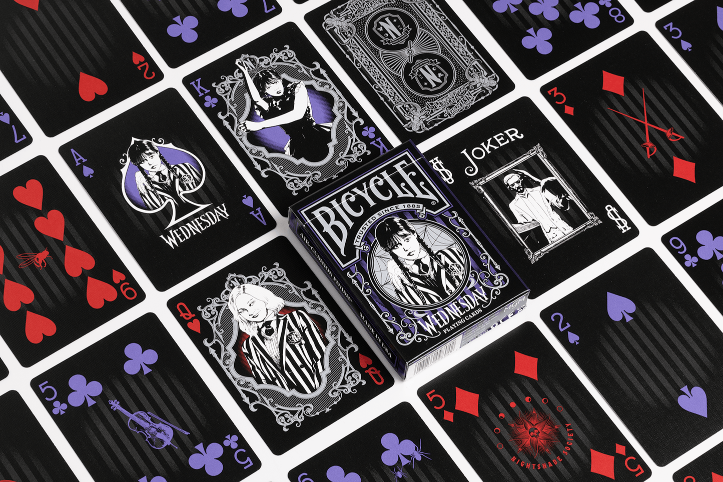 Bicycle Wednesday Playing Cards - Macabre Meets Cardistry