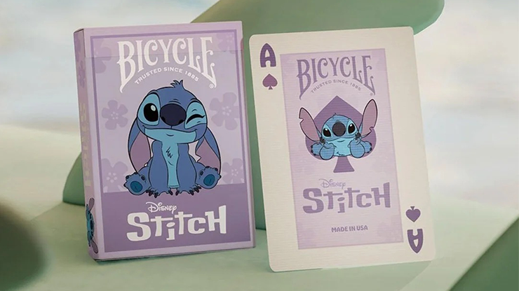 Bicycle Disney Stitch Inspired Playing Cards, Purple