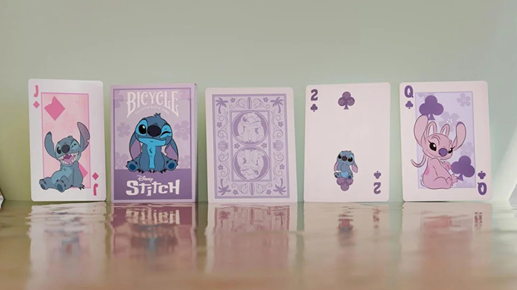 Bicycle Disney Stitch Inspired Playing Cards, Purple