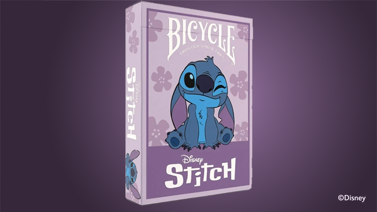 Bicycle Disney Stitch Inspired Playing Cards, Purple