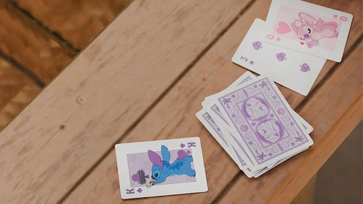 Bicycle Disney Stitch Inspired Playing Cards, Purple
