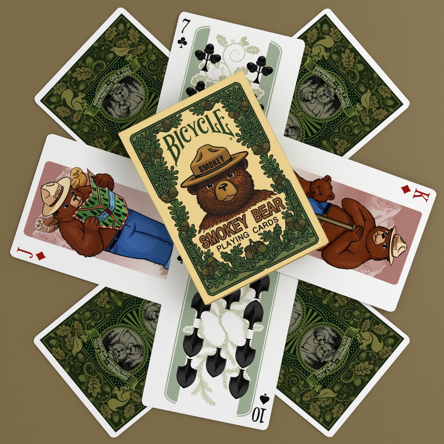 Bicycle Smokey Bear Playing Cards – Funds Wildfire Prevention