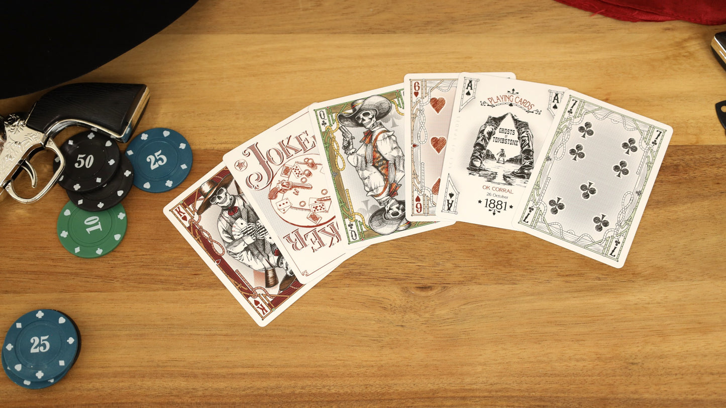 Bicycle Ghosts of Tombstone Playing Cards
