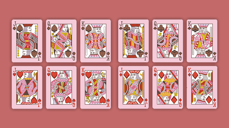 Vintage Valentine Bicycle Playing Cards