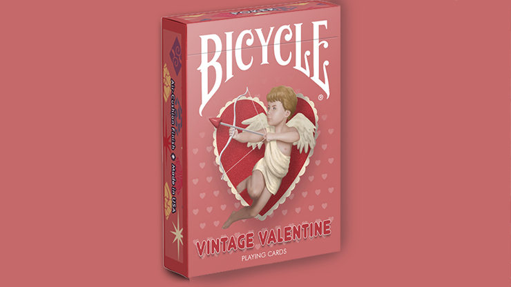 Vintage Valentine Bicycle Playing Cards