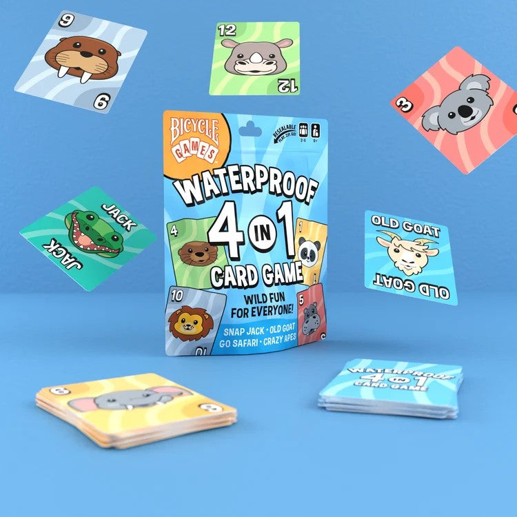 Bicycle Waterproof 4 in 1 Card Games by Bicycle Games