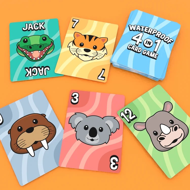 Bicycle Waterproof 4 in 1 Card Games by Bicycle Games