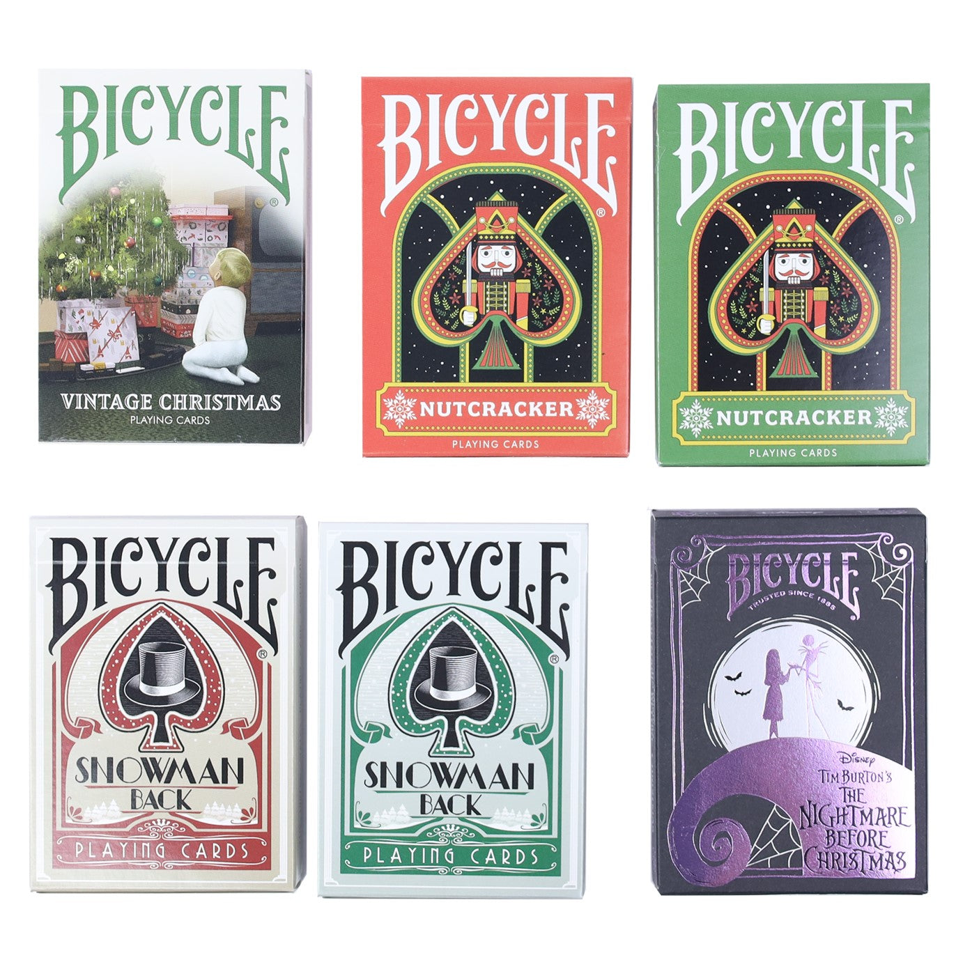 Bicycle Christmas Bundle: 6 Merry Playing Card Decks