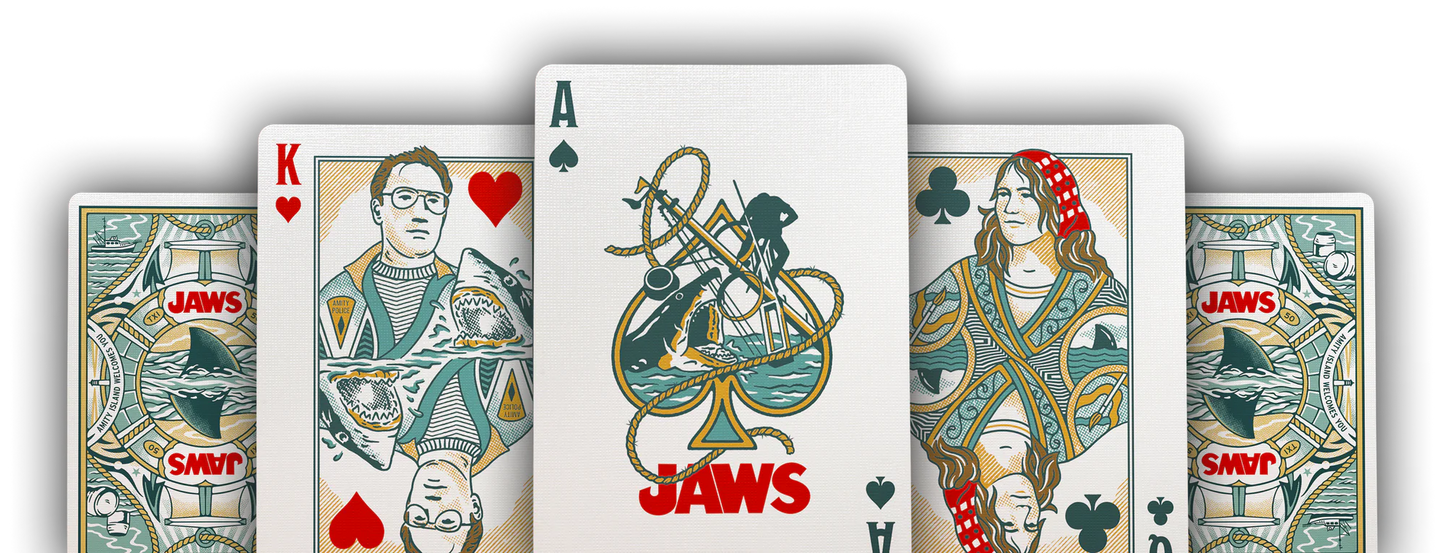 Jaws Playing Cards by theory11 - You’re gonna need a bigger boat!  🛥️ 🦈
