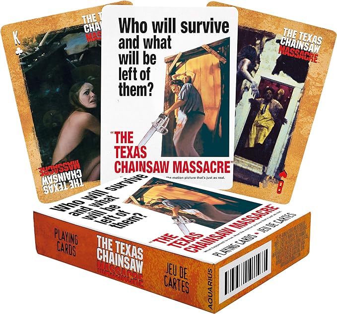 Texas Chainsaw Massacre Playing Cards Aquarius
