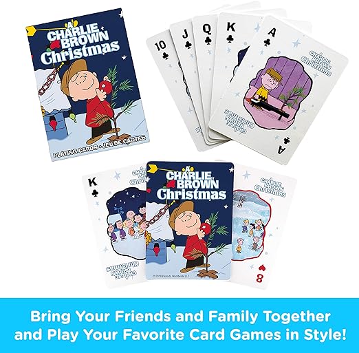 Charlie Brown Christmas Playing Cards by Aquarius