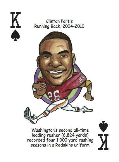 PlayingCardDecks.com-Washington Football Heroes Playing Cards