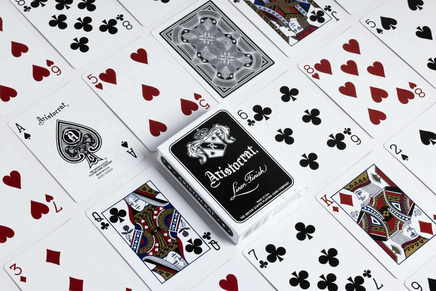 PlayingCardDecks.com-Aristocrat Signature Black Playing Cards USPCC