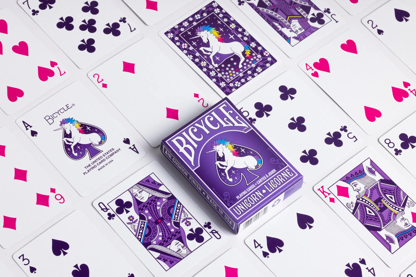 Unicorn Bicycle Playing Cards