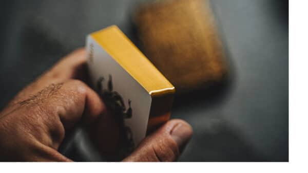 JT Crown Playing Cards - Black and Gold Foil Gilded Limited Edition - 1 of 500