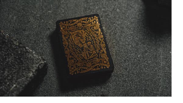 JT Crown Playing Cards - Black and Gold Foil Gilded Limited Edition - 1 of 500