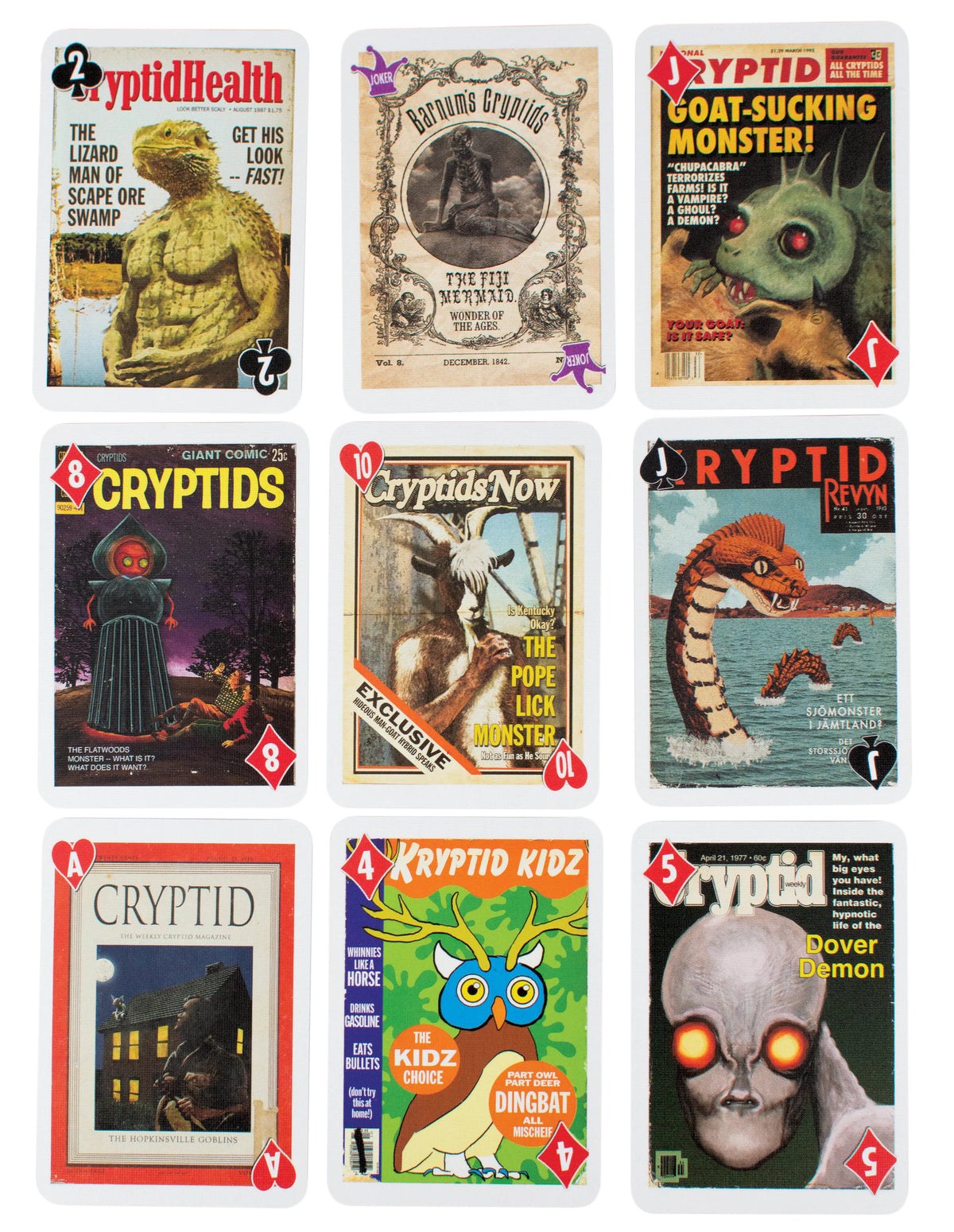 Cryptid Playing Cards
