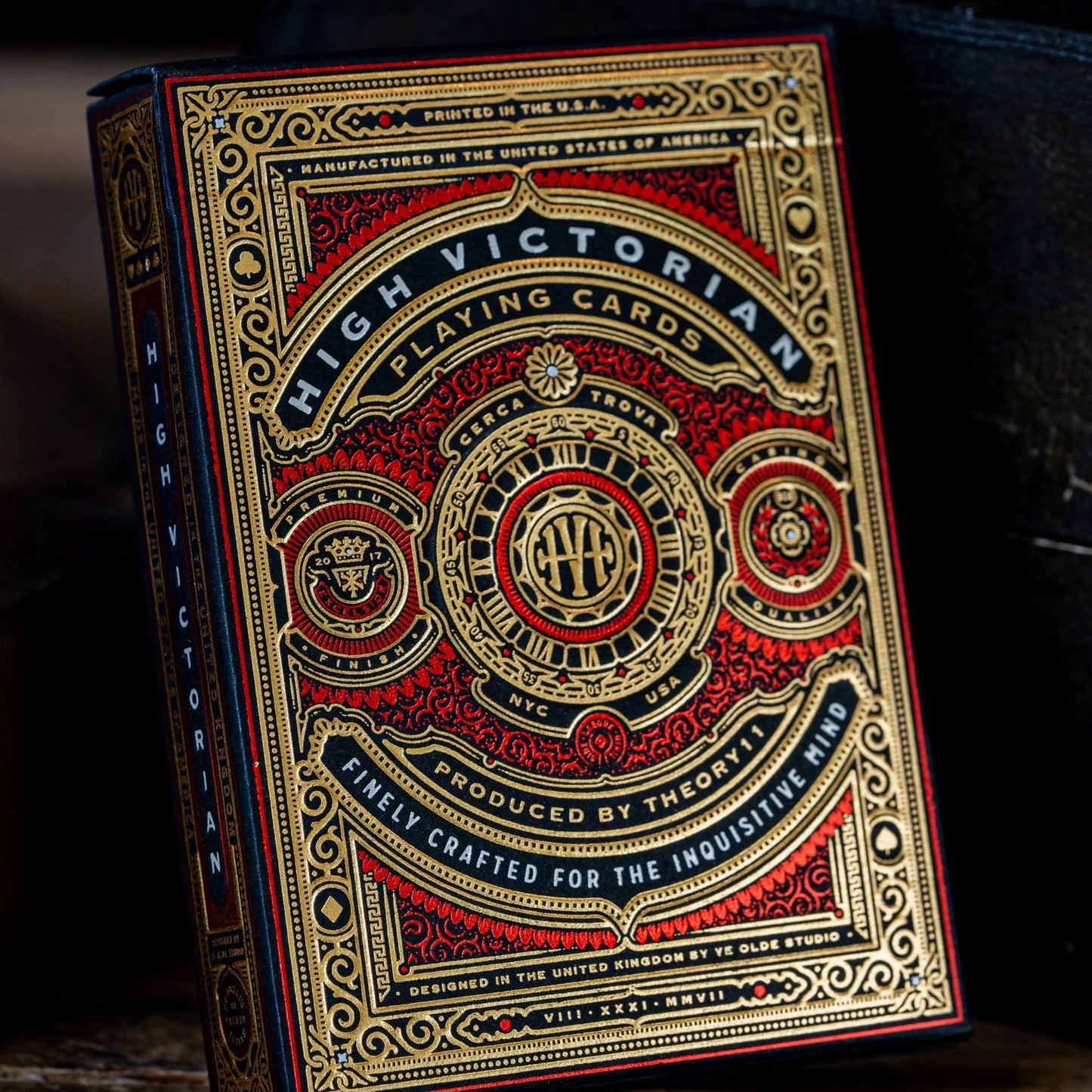 High Victorian Red Playing Cards by Theory11